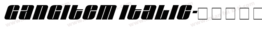 Gangitem Italic字体转换